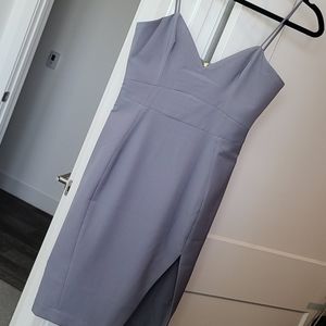 House of CB midi slit dress